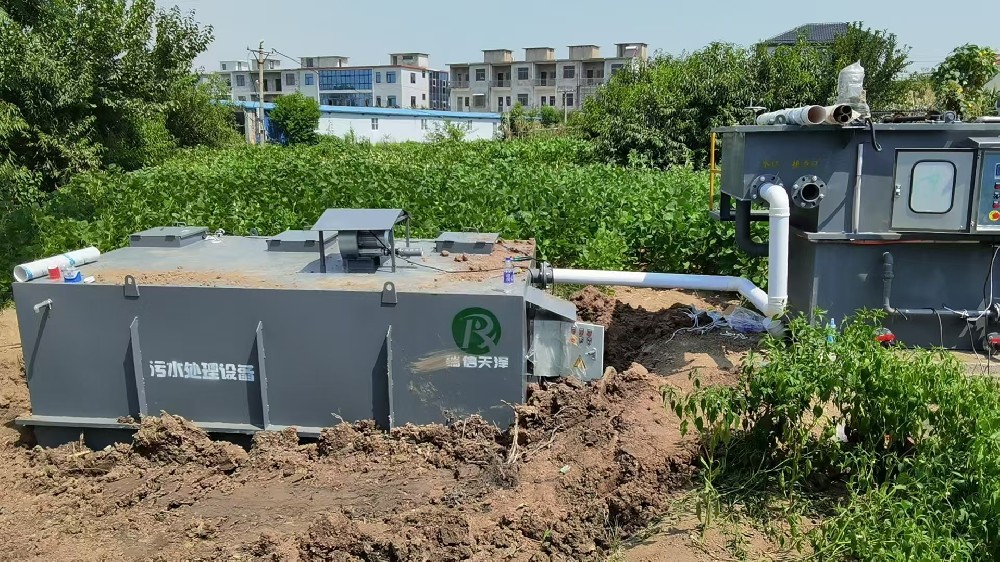 湖北黄冈市火车站污水处理一体化设备助力环保